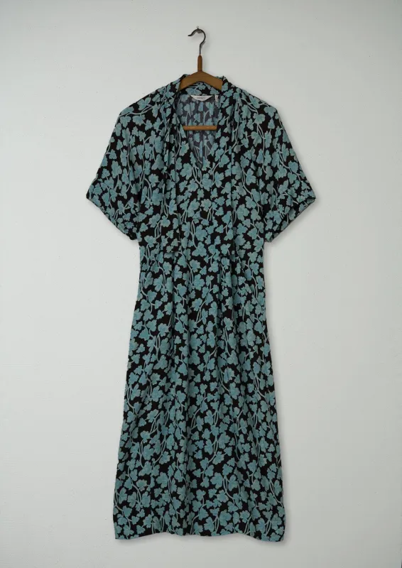 Reworn Bryn Tie Neck Dress Size XS (982) | Multi sold by TOAST