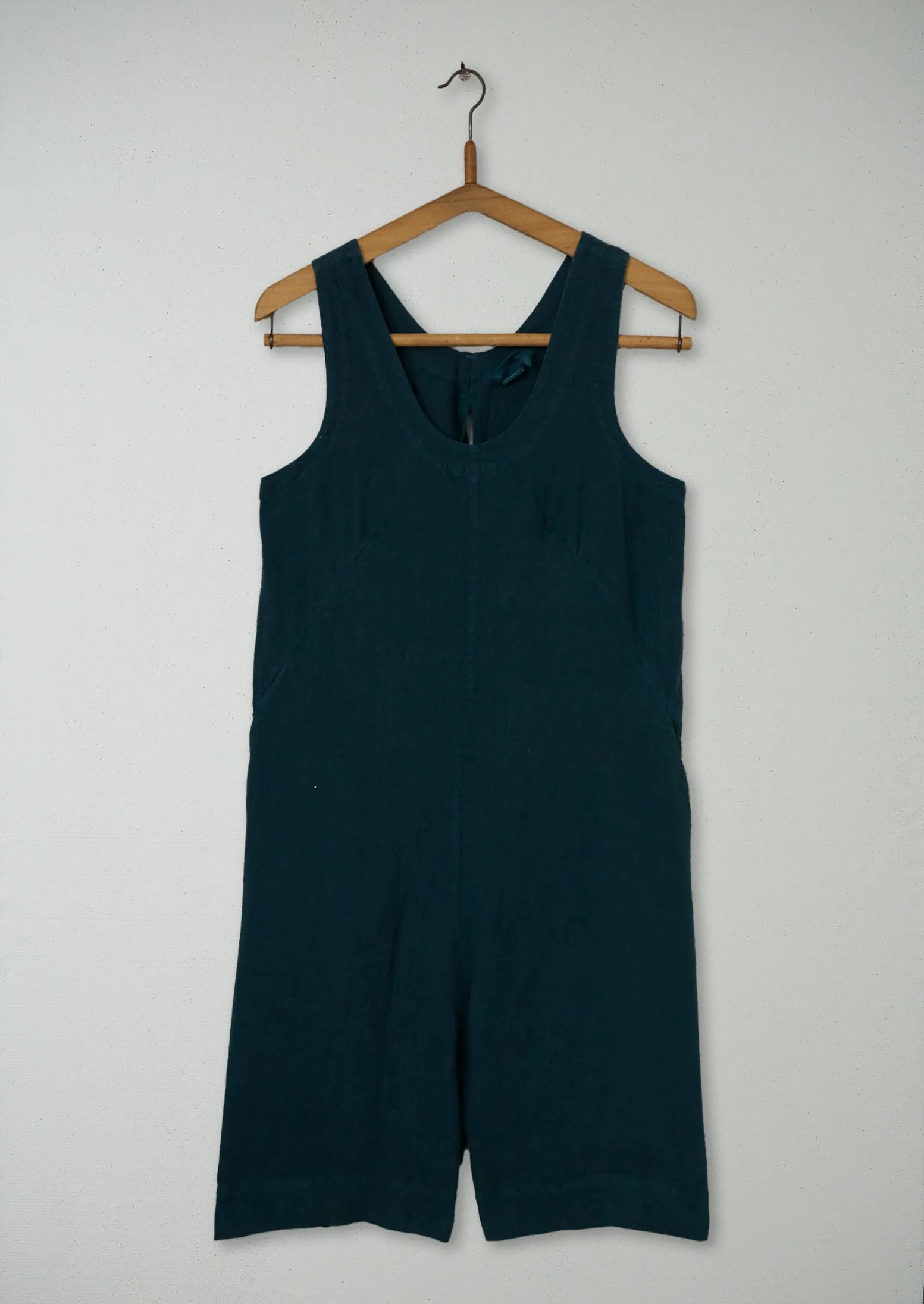 Reworn Linen Short Jumpsuit Size XS (638) | Puck sold by TOAST