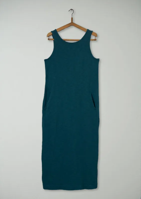 TOAST Reworn Trailing Leaf Pintuck Dress Size 12 (440
