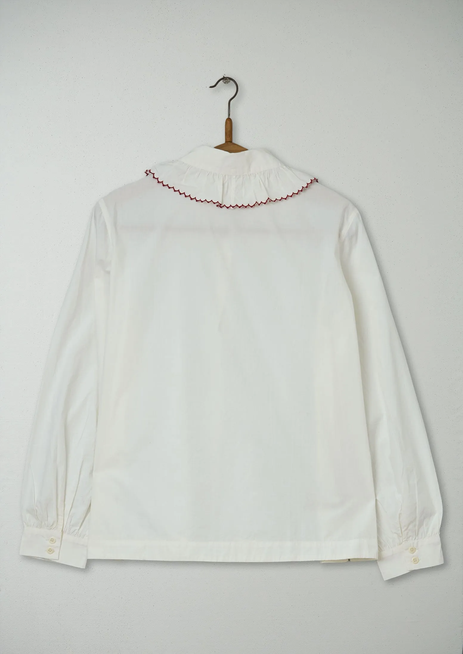Reworn Scallop Neck Shirt Size 12 (550) | Multi sold by TOAST product image thumbnail 2
