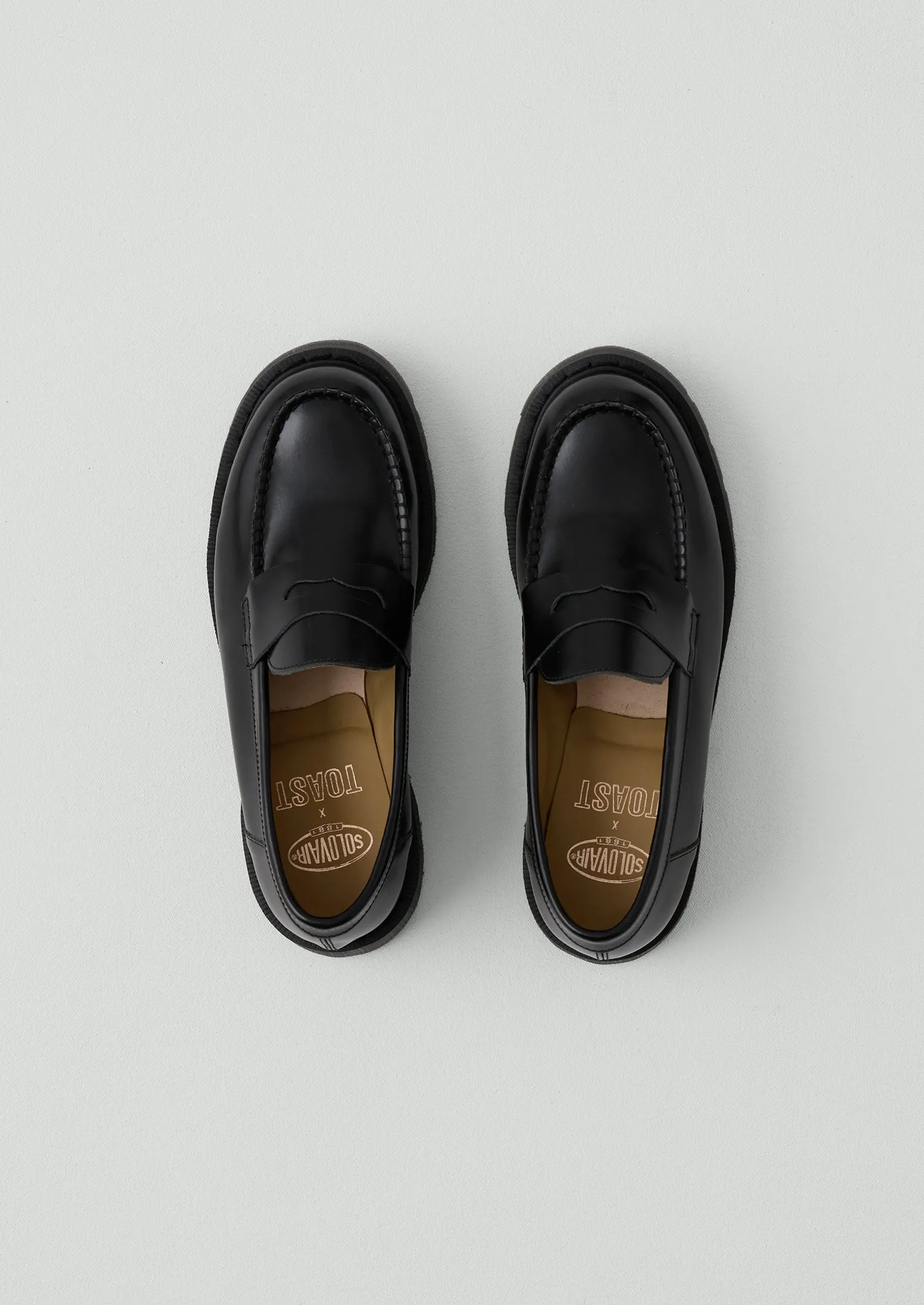 Solovair Loafers | Black sold by TOAST product image thumbnail 3