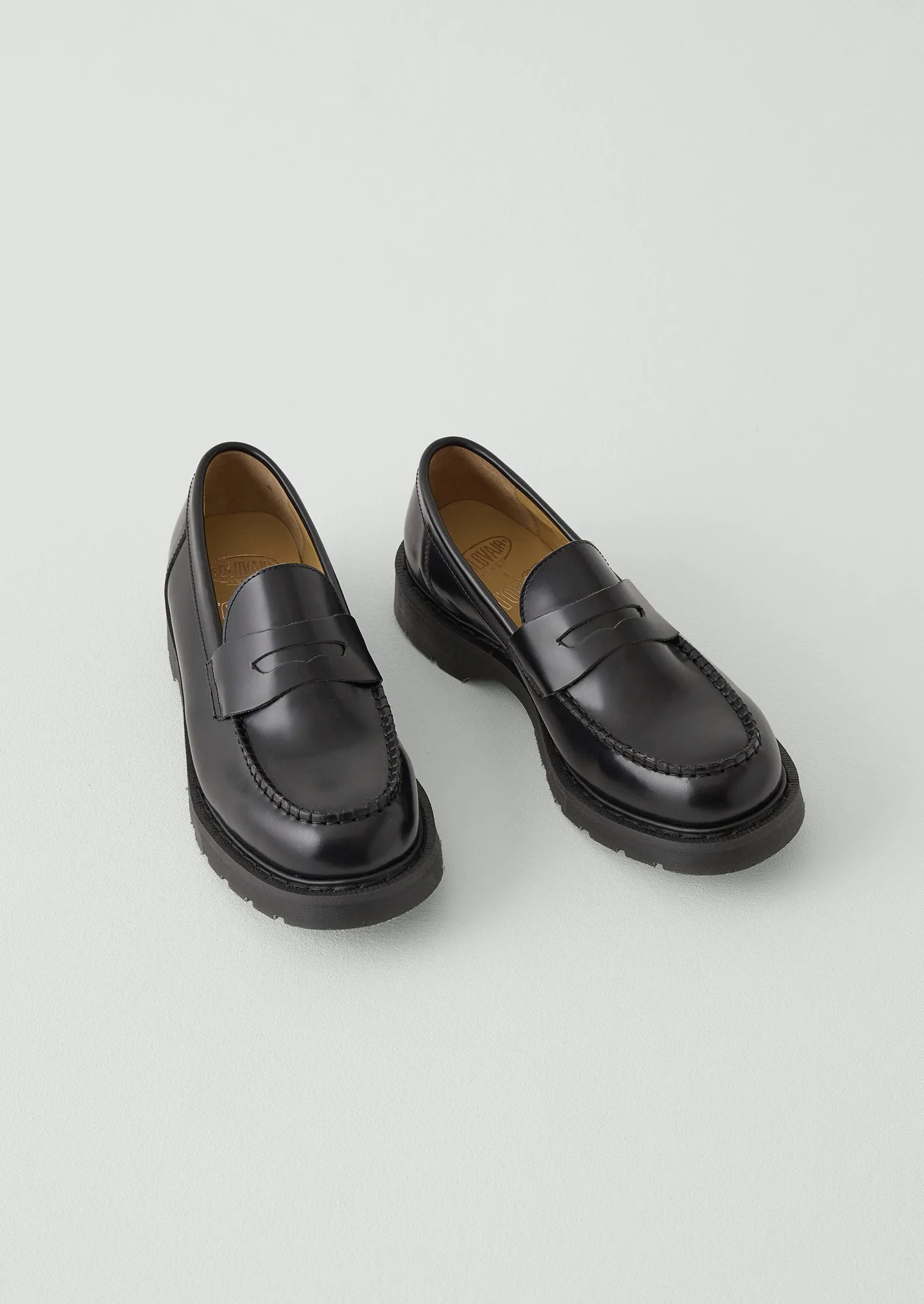Solovair Loafers | Black sold by TOAST