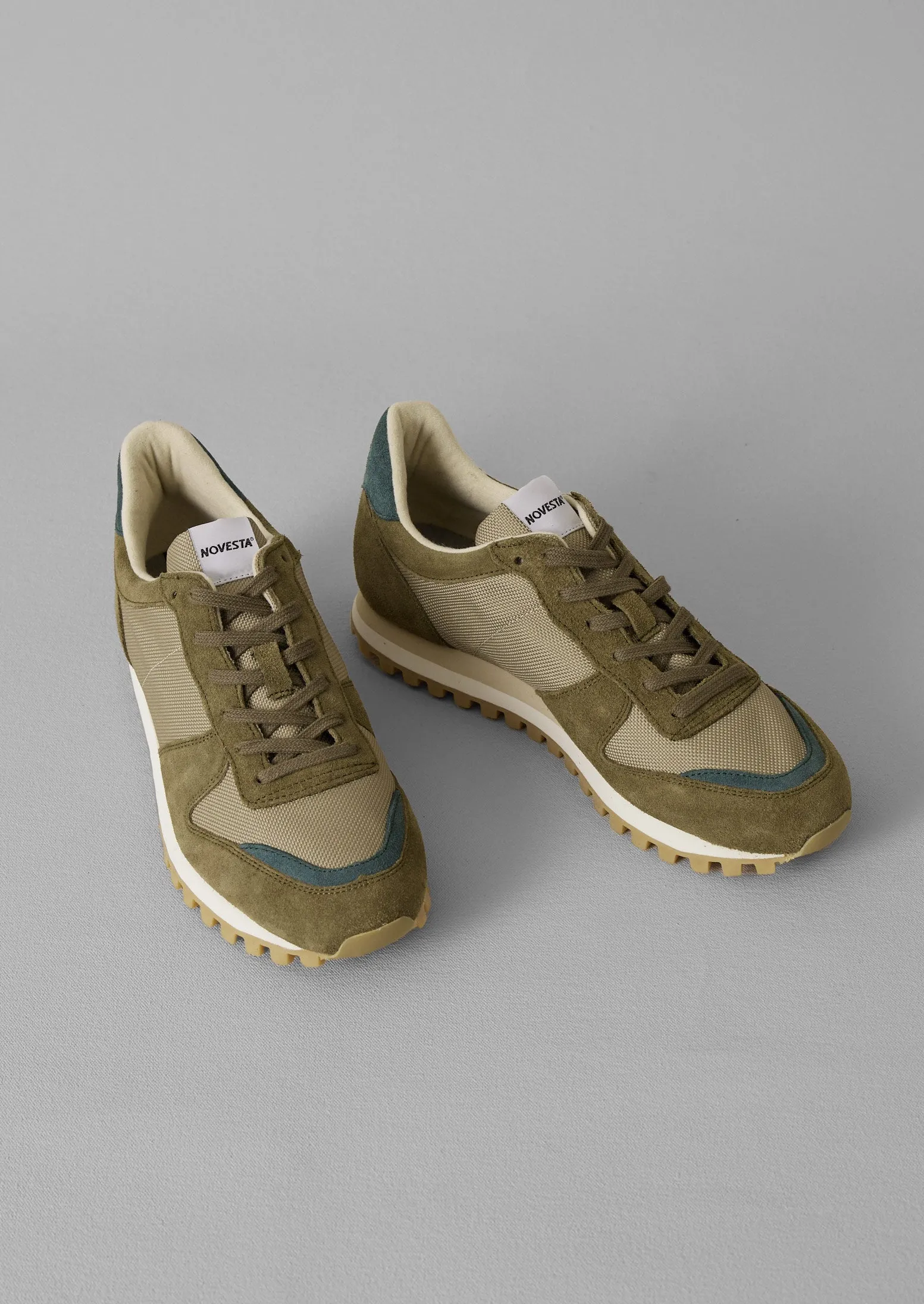 Novesta Marathon Trail Sole Trainers | Pine sold by TOAST