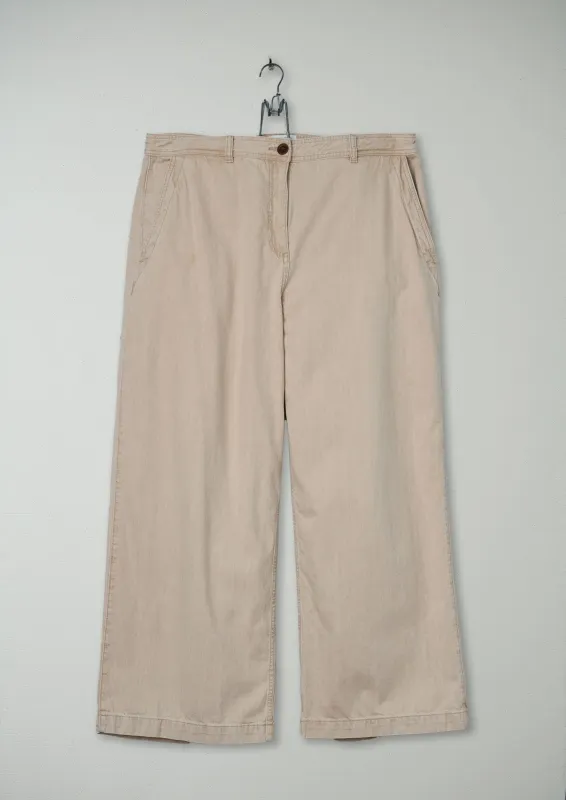 Reworn Flat Front Trousers Size 18 (614) | Clay sold by TOAST