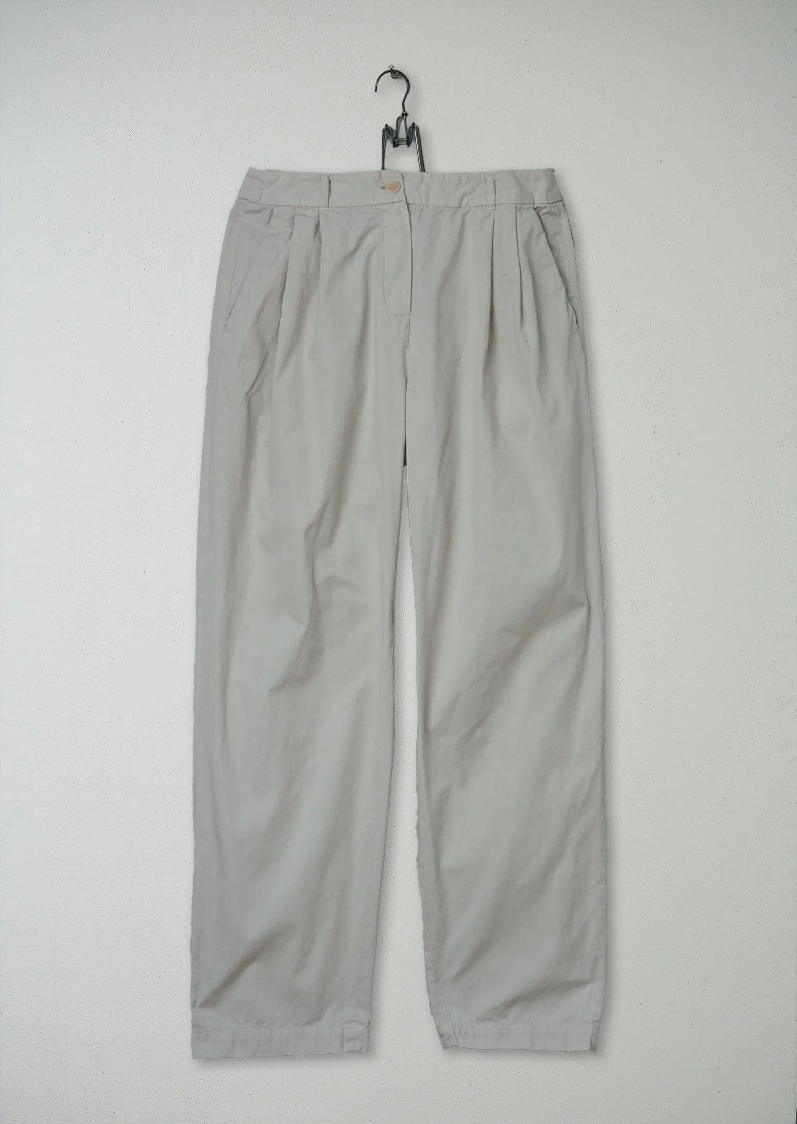 Reworn Mori Trousers Size 10 (606) | Stone sold by TOAST