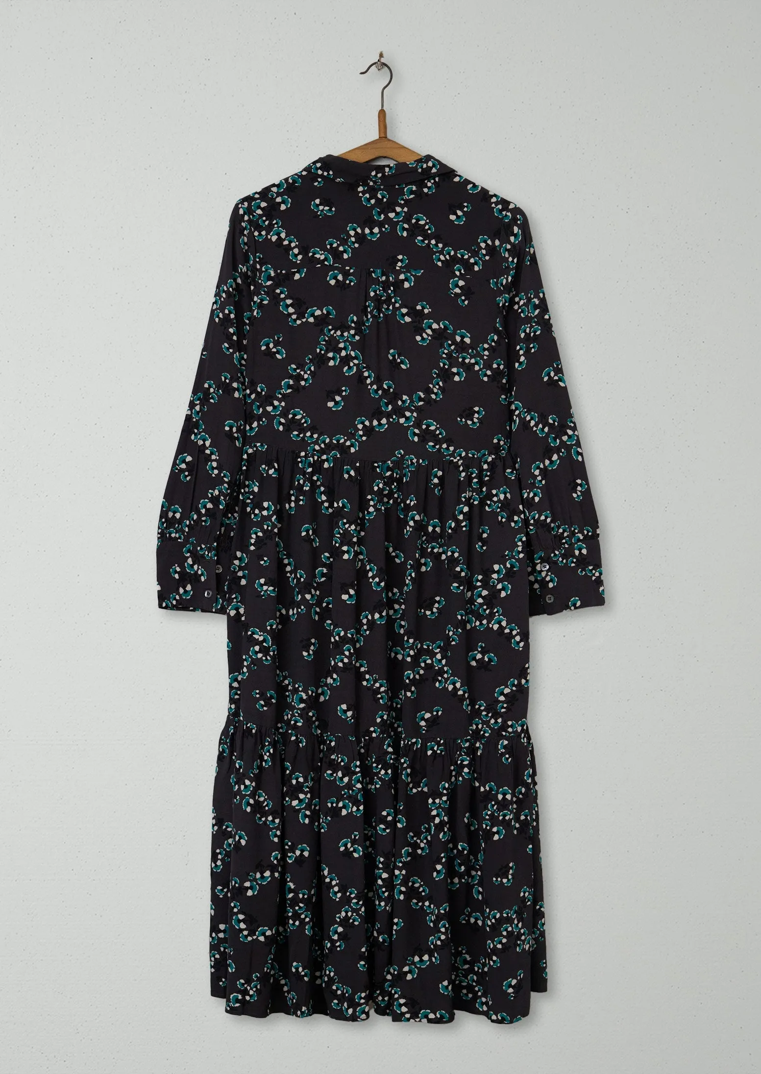 Reworn Floral Print Shirt Dress Size 8 (1054) | Multi sold by TOAST product image thumbnail 2