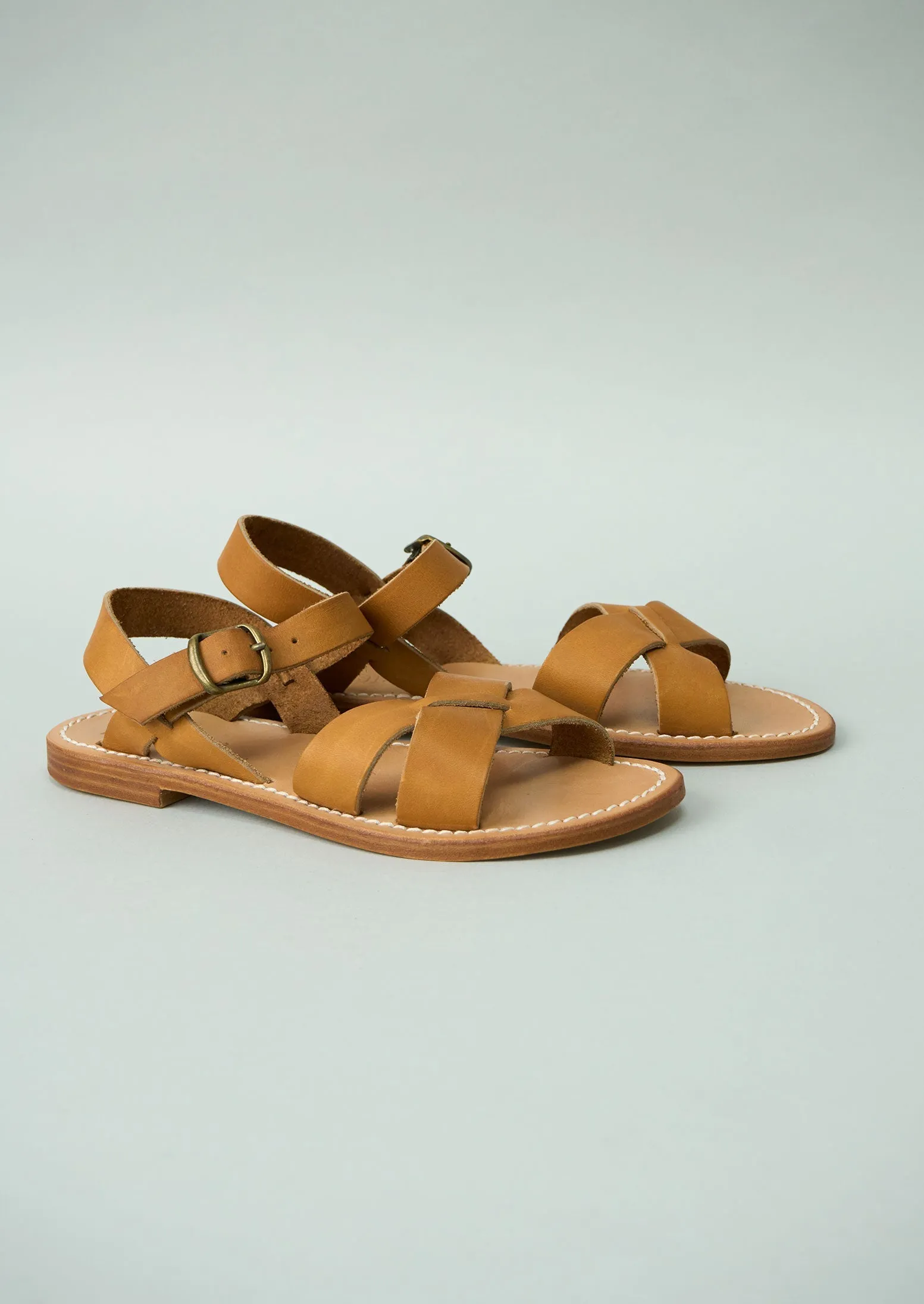 Reworn La Botte Gardiane Pac Sandals Size 36 (320) | Tan sold by TOAST