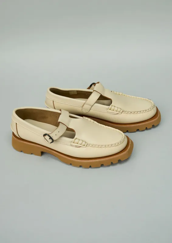 Reworn Hereu Sport Loafers Size 41 (332) | Custard sold by TOAST