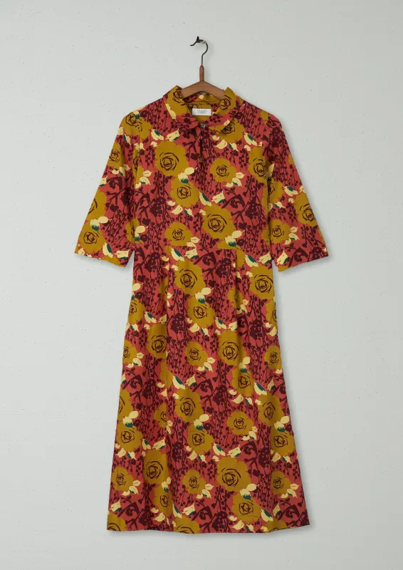 Reworn Print Dress Size 8 (1057) | Rosewood sold by TOAST