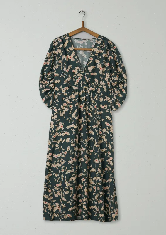 Reworn Trailing Floral Dress Size 10 (1104) | Multi sold by TOAST