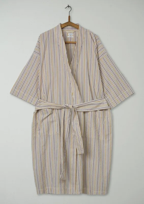 Reworn Stripe Gown Size SM (043) | Marigold sold by TOAST