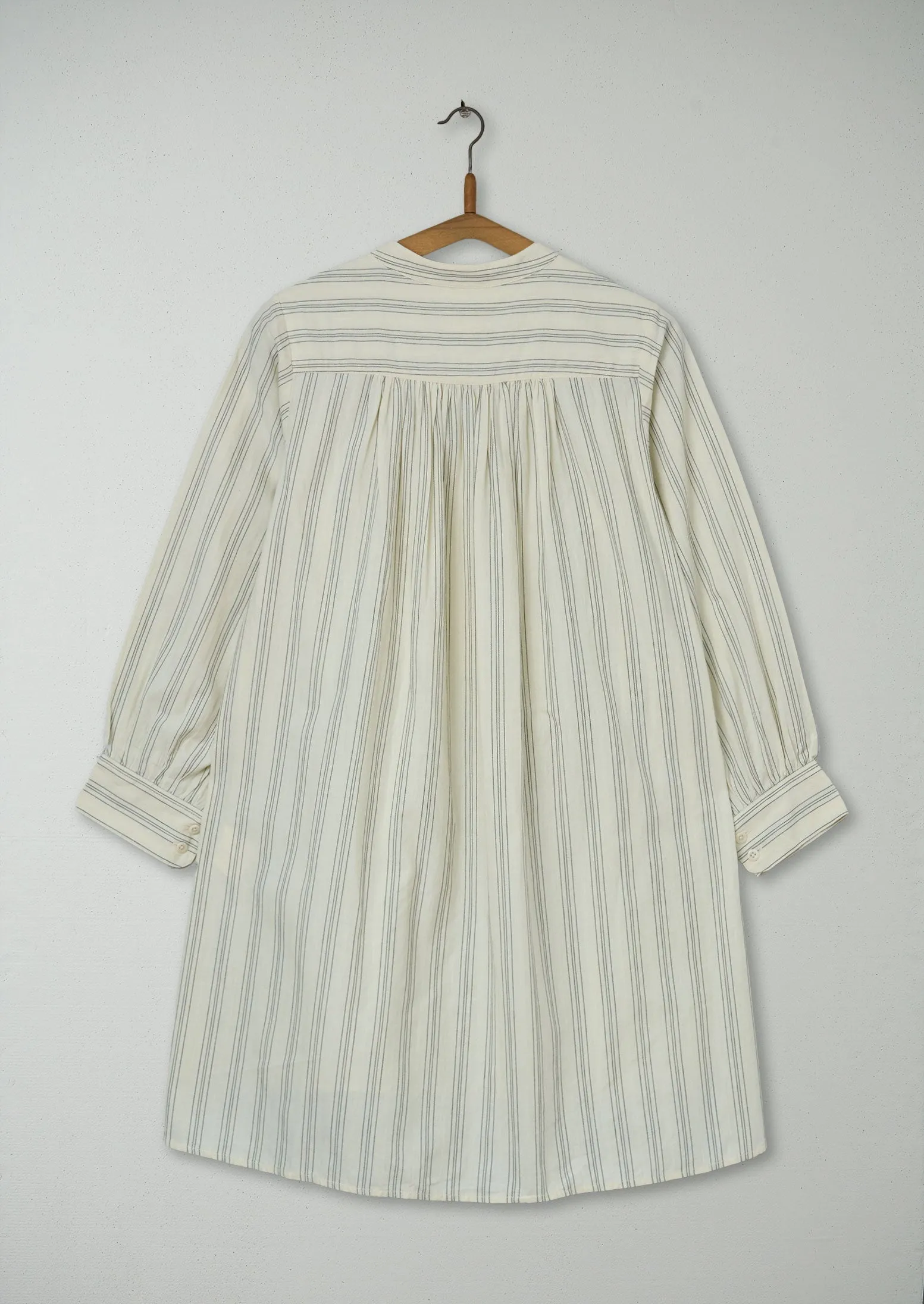 Reworn Stripe Cotton Long Shirt Size 6 (614) | Multi sold by TOAST product image thumbnail 2