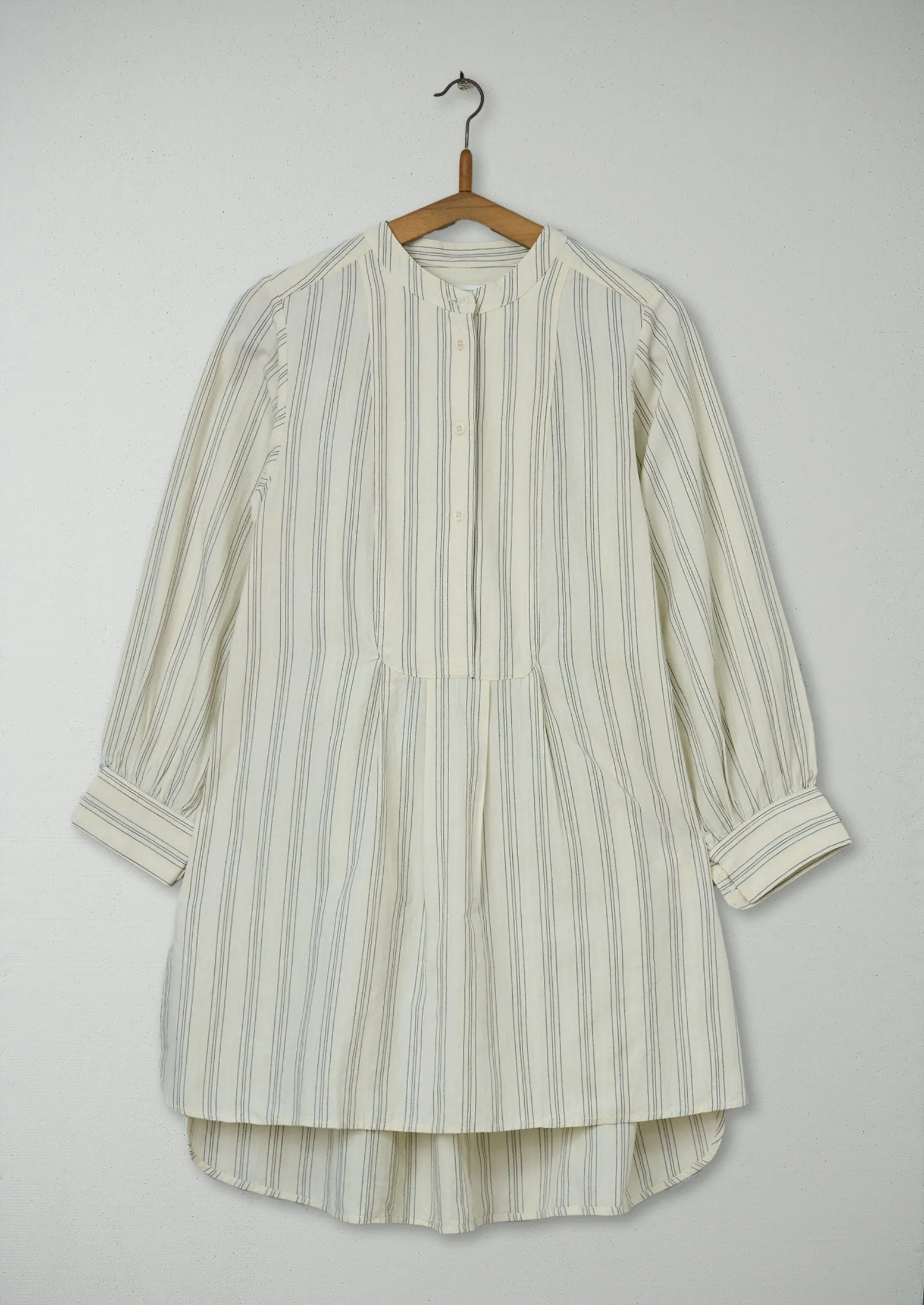 Reworn Stripe Cotton Long Shirt Size 6 (614) | Multi sold by TOAST