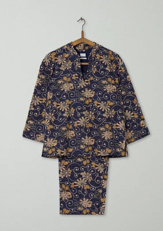 Reworn Floral Cotton Pyjamas Size XS (117) | Multi sold by TOAST