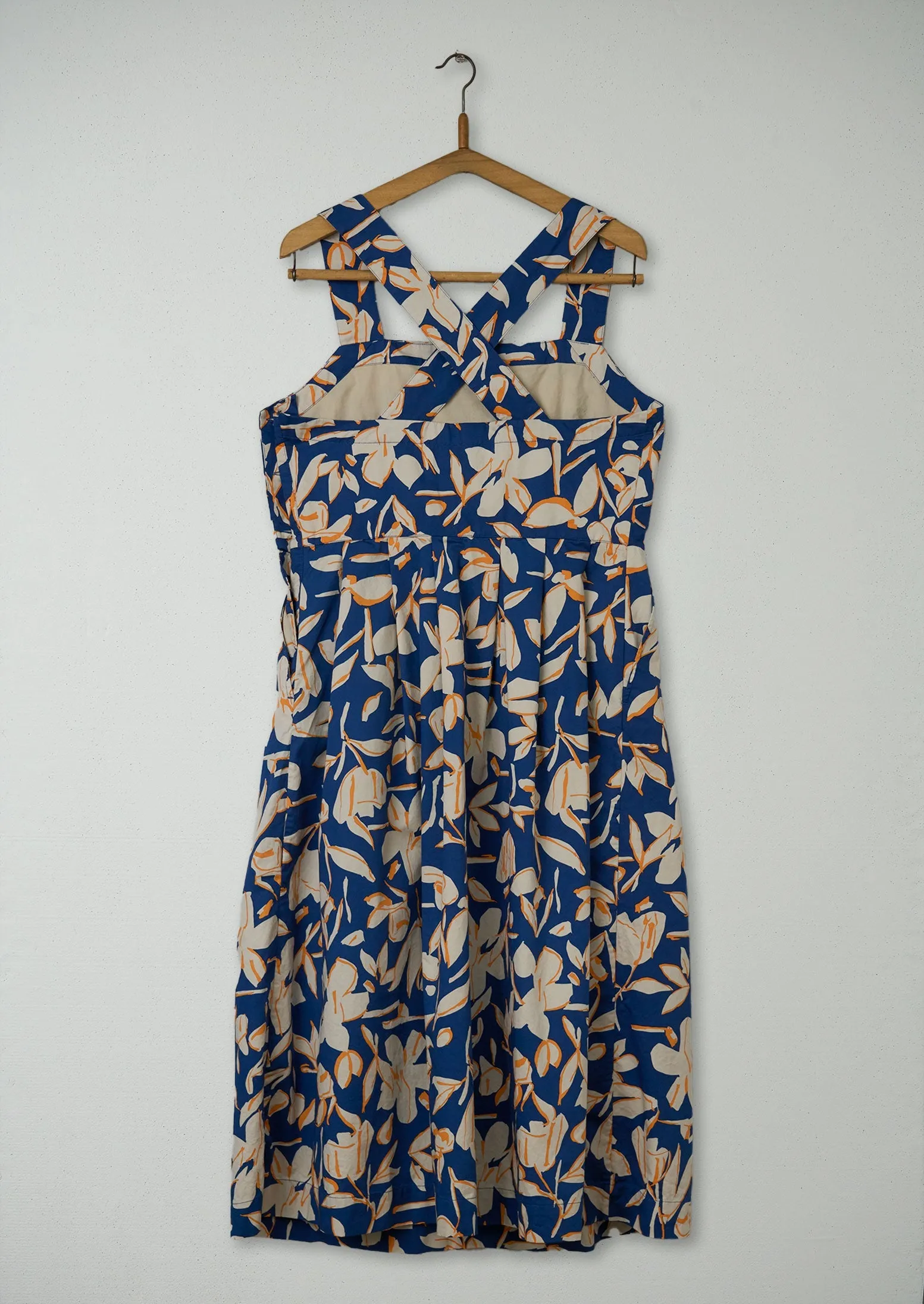 Reworn Cotton Floral Print Dress Size 8 (1166) | River Blue sold by TOAST product image thumbnail 2
