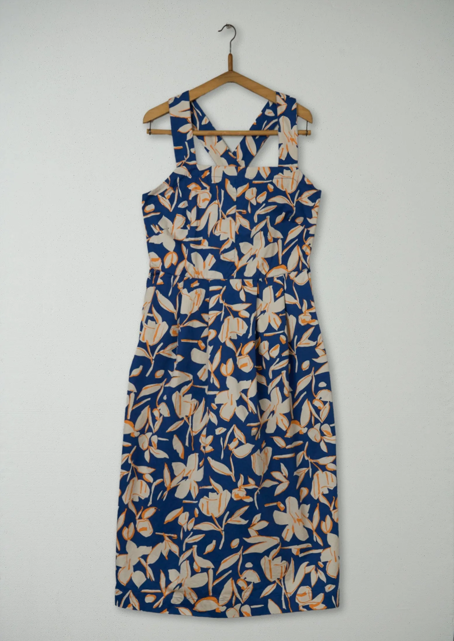 Reworn Cotton Floral Print Dress Size 8 (1166) | River Blue sold by TOAST