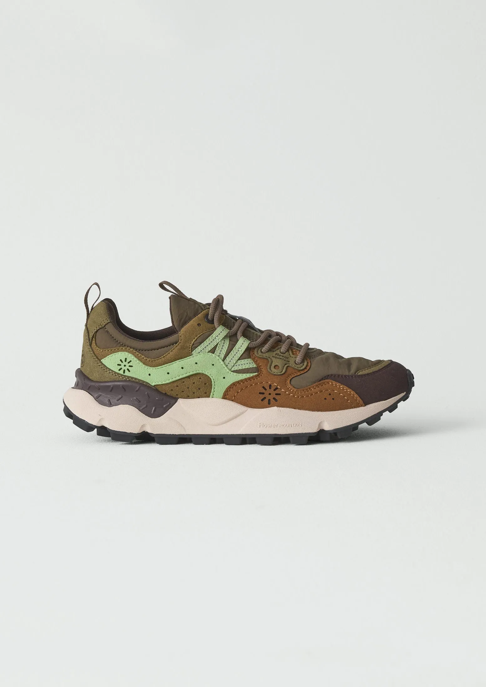 Flower Mountain Yamano Kaiso Trainers | Deep Olive sold by TOAST product image thumbnail 2