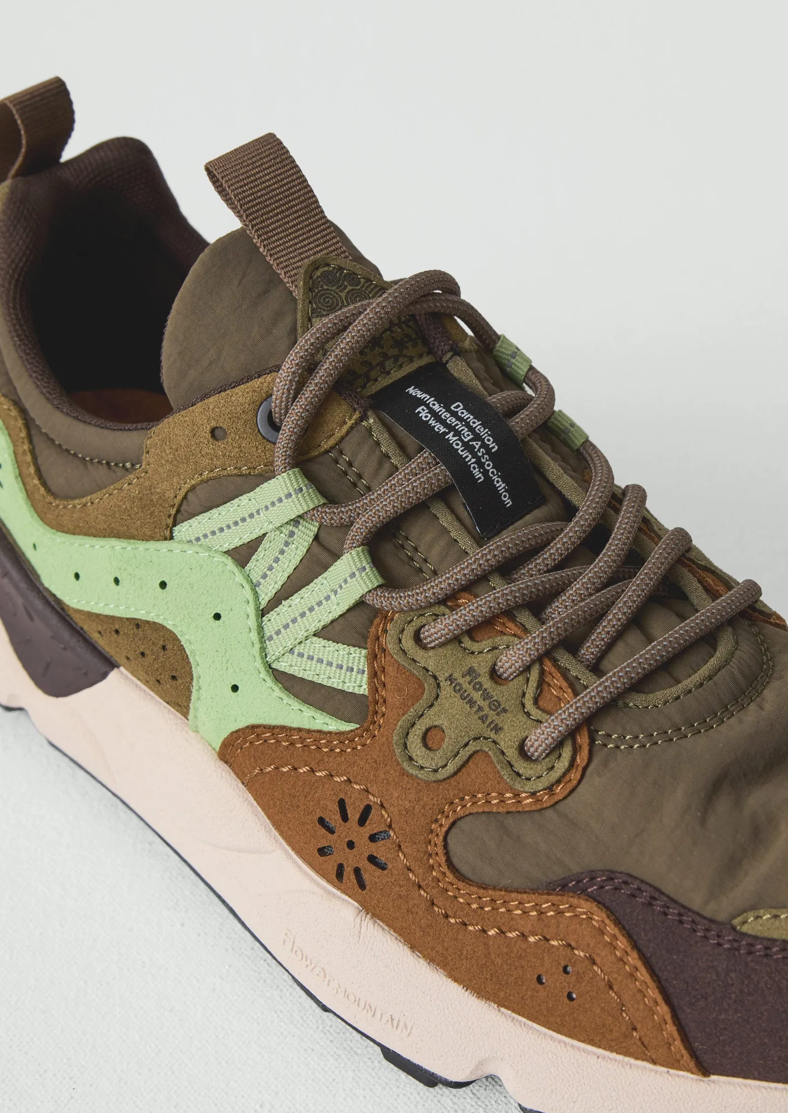 Flower Mountain Yamano Kaiso Trainers | Deep Olive sold by TOAST product image thumbnail 3