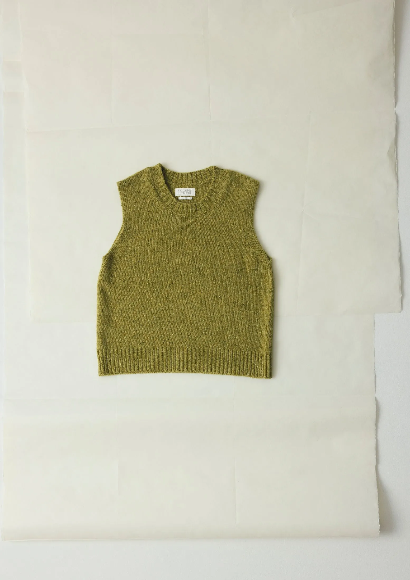Donegal Merino Tank | Lime sold by TOAST
