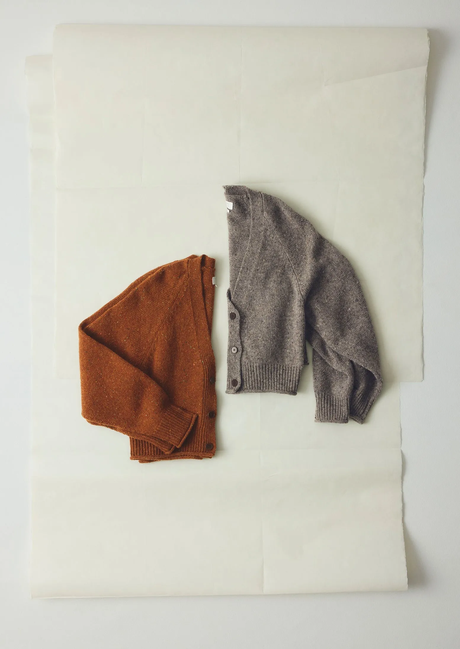 Donegal Wool V Neck Cardigan | Smoke sold by TOAST product image thumbnail 5