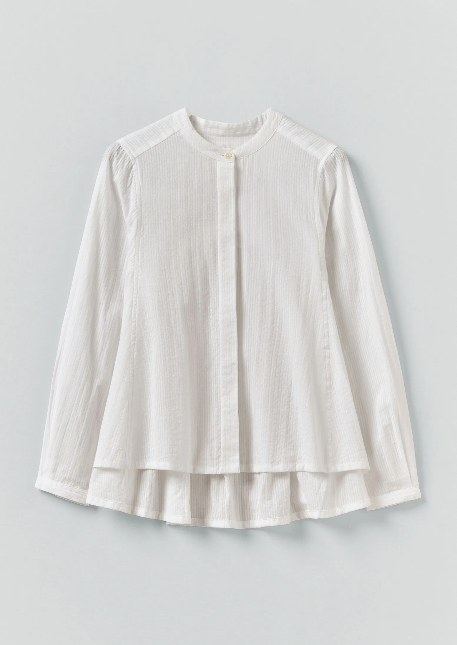 Seersucker Cotton Shirt | White Salt sold by TOAST