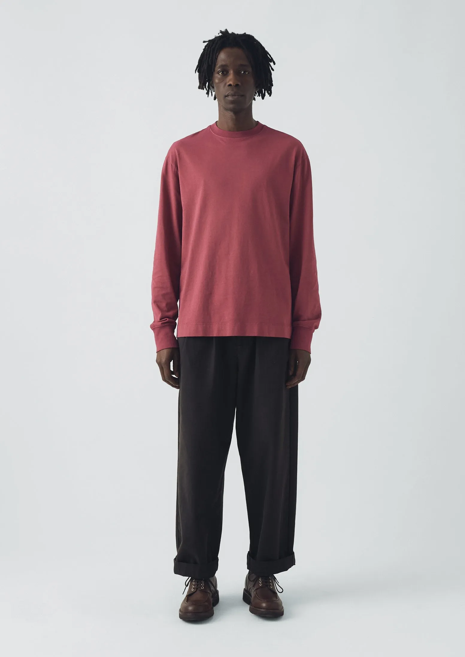 Long Sleeve Crew Neck Tee | Apple Butter sold by TOAST product image thumbnail 3