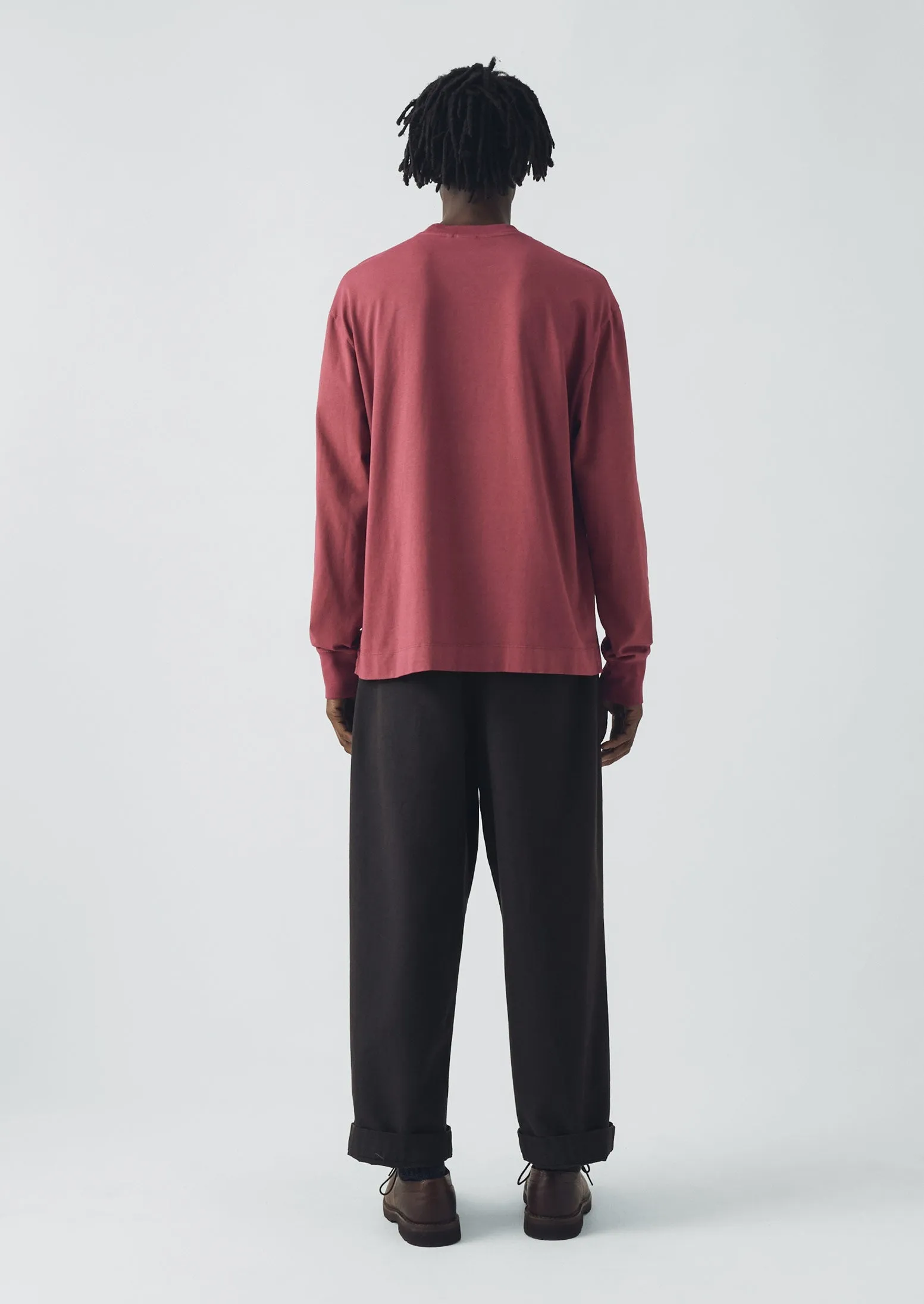 Long Sleeve Crew Neck Tee | Apple Butter sold by TOAST product image thumbnail 4