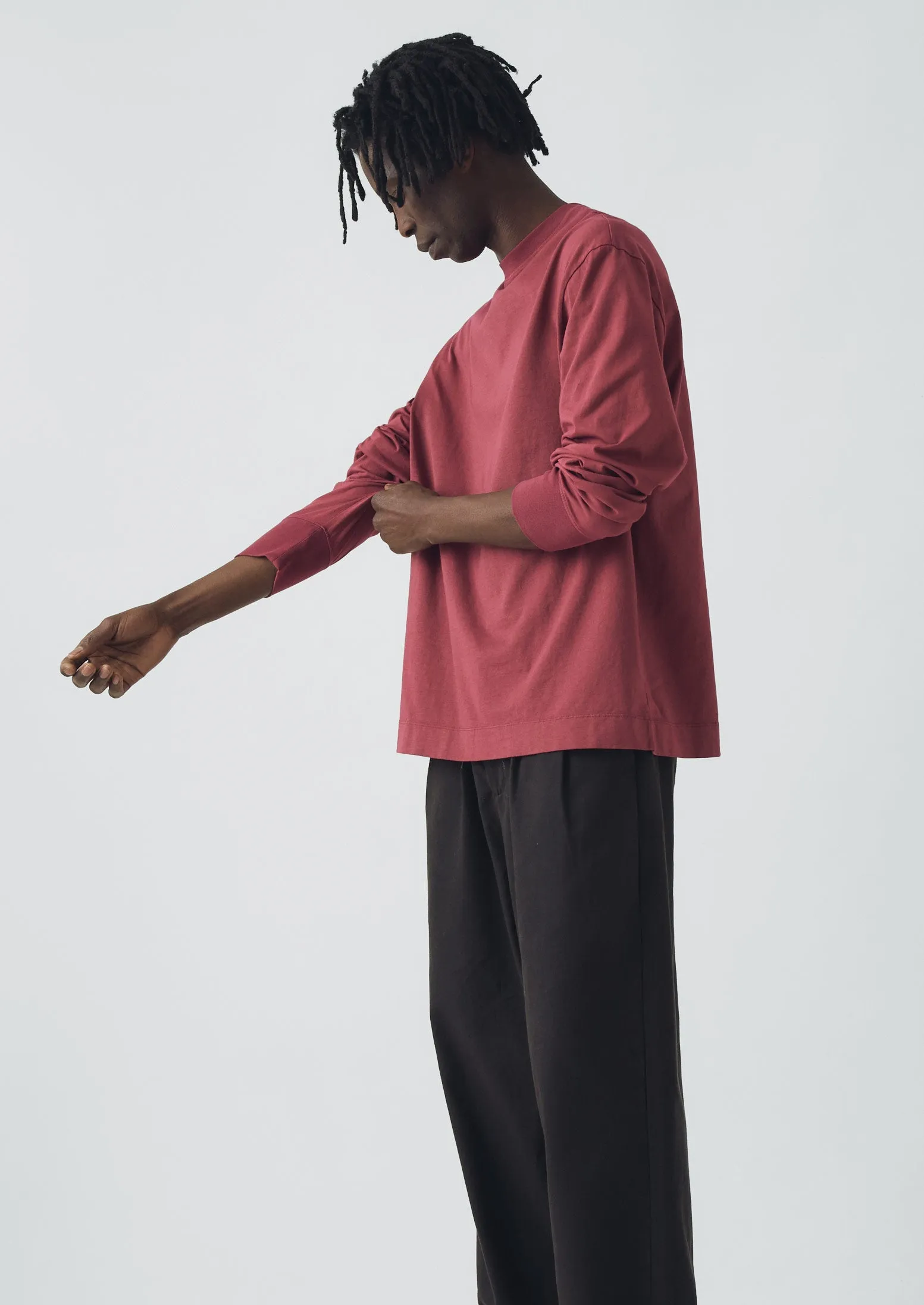 Long Sleeve Crew Neck Tee | Apple Butter sold by TOAST product image thumbnail 2