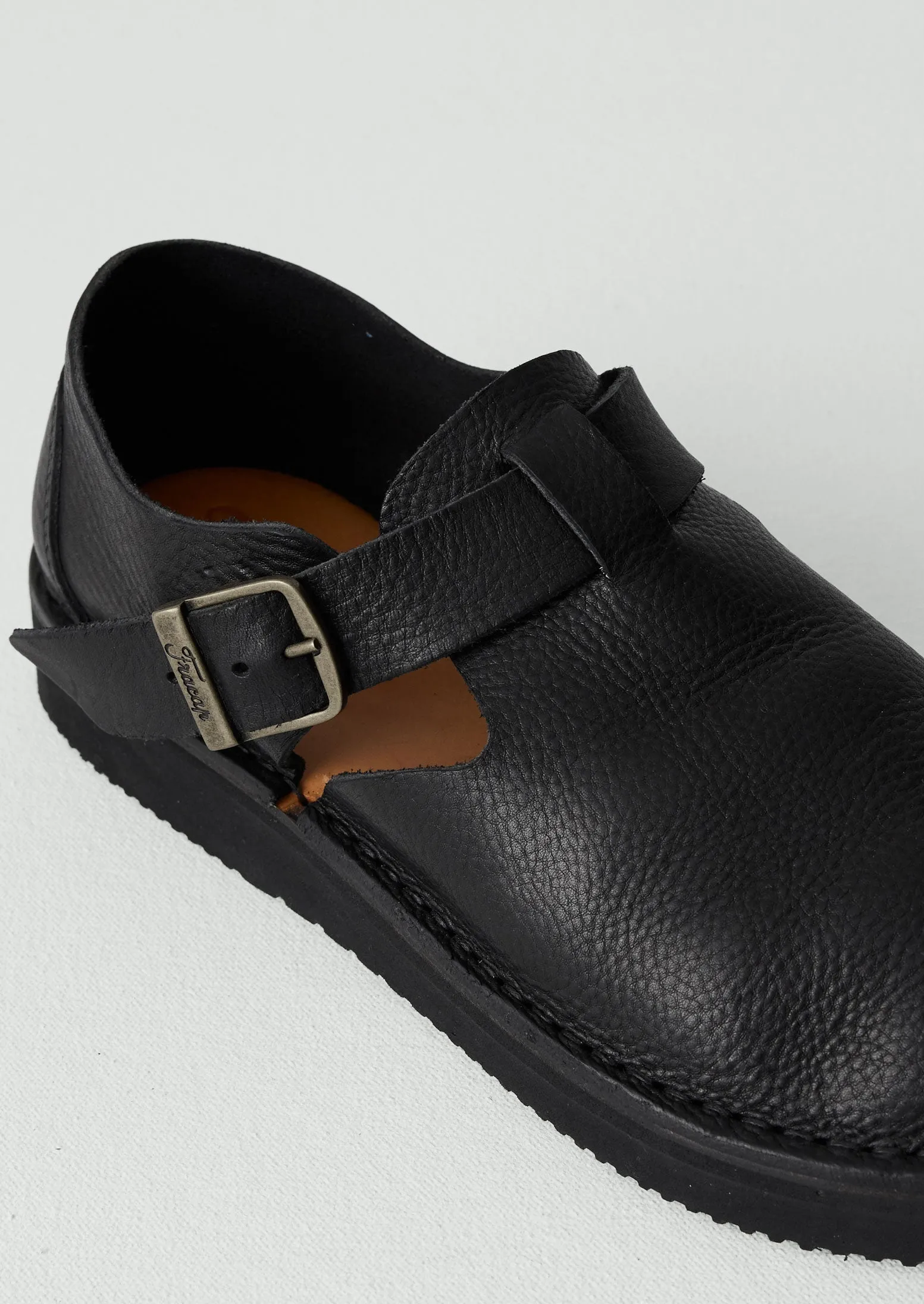 Fracap Leather Buckle Shoes | Black sold by TOAST product image thumbnail 4