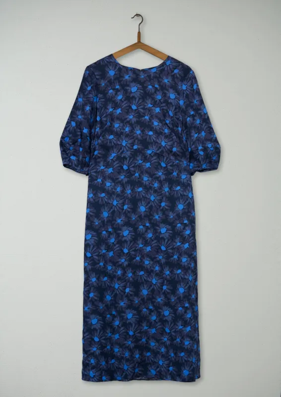 Reworn Rounded Sleeve Painted Daisy Dress Size 10 (990) | Multi sold by TOAST