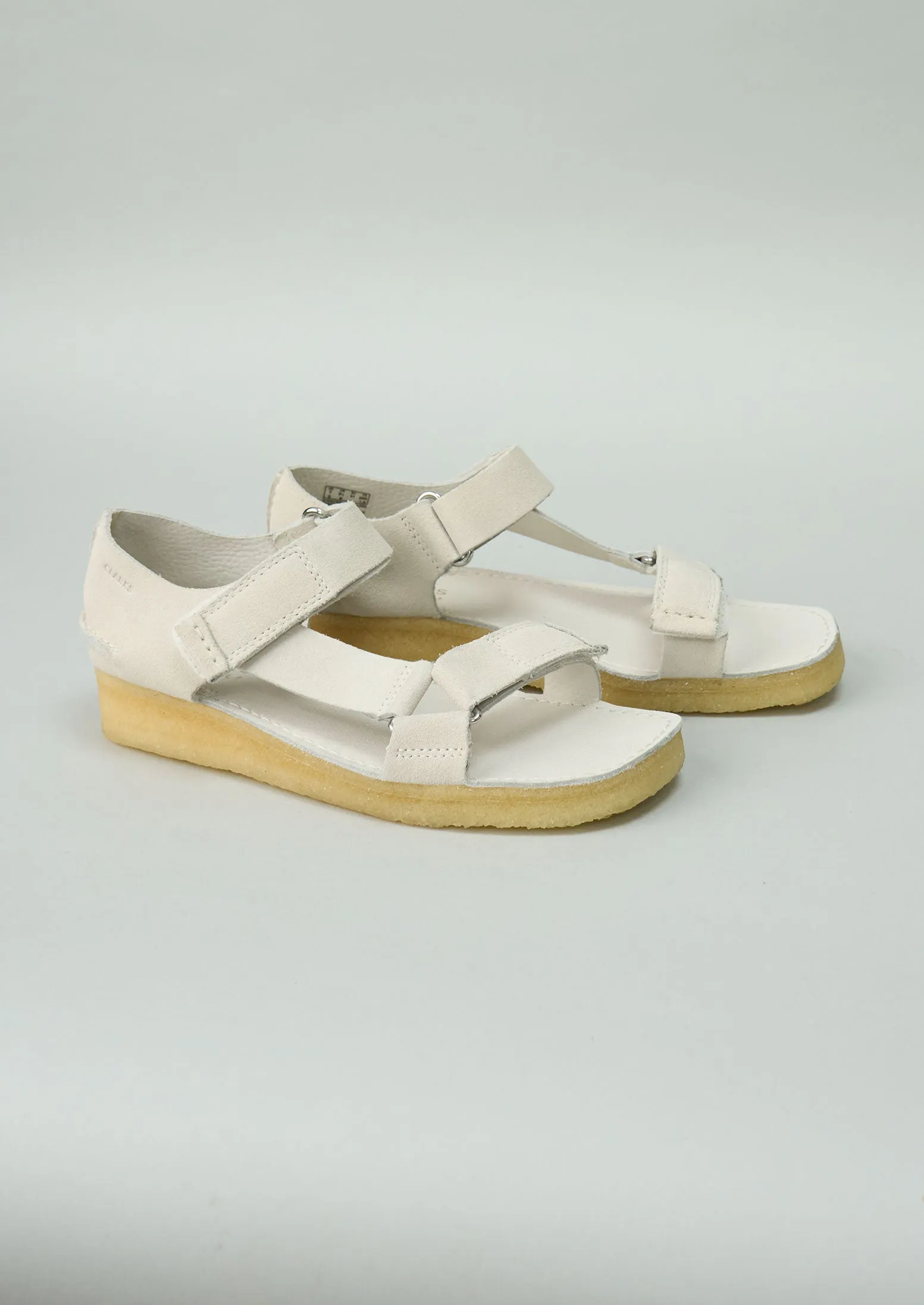 Reworn Clarks Wallabee Sandals Size 7 (341) | Off White sold by TOAST