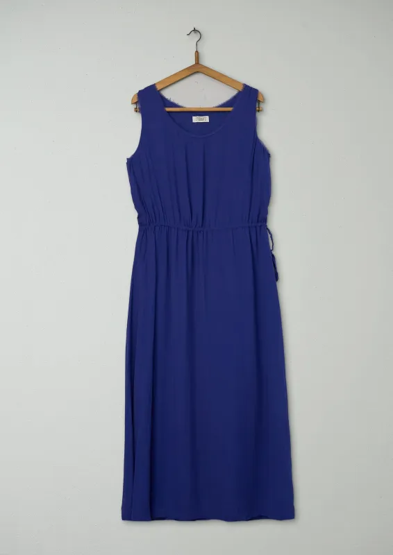 Reworn Mireille Dress Size 16 (1139) | Blue sold by TOAST