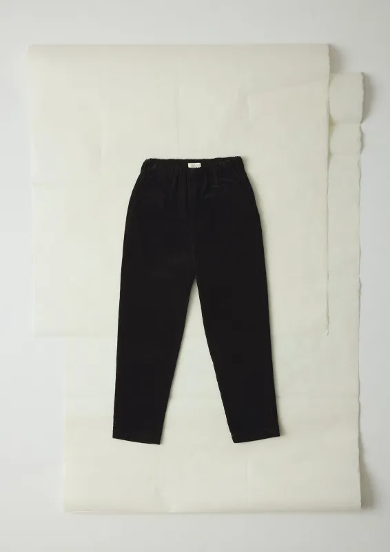 Gabi Organic Cord Pull On Trousers | Anthracite sold by TOAST