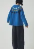 Donegal Diamond Yoke Sweater | Blue Multi sold by TOAST