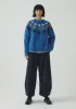 Donegal Diamond Yoke Sweater | Blue Multi sold by TOAST