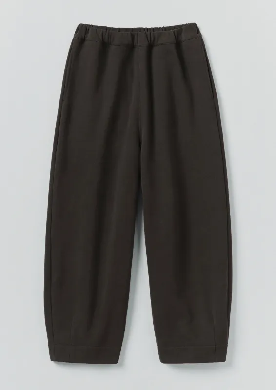 Jersey Barrel Leg Trousers | Black Pepper sold by TOAST