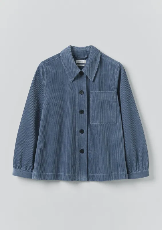 Baya Patch Pocket Organic Cord Shirt | Myrtle sold by TOAST