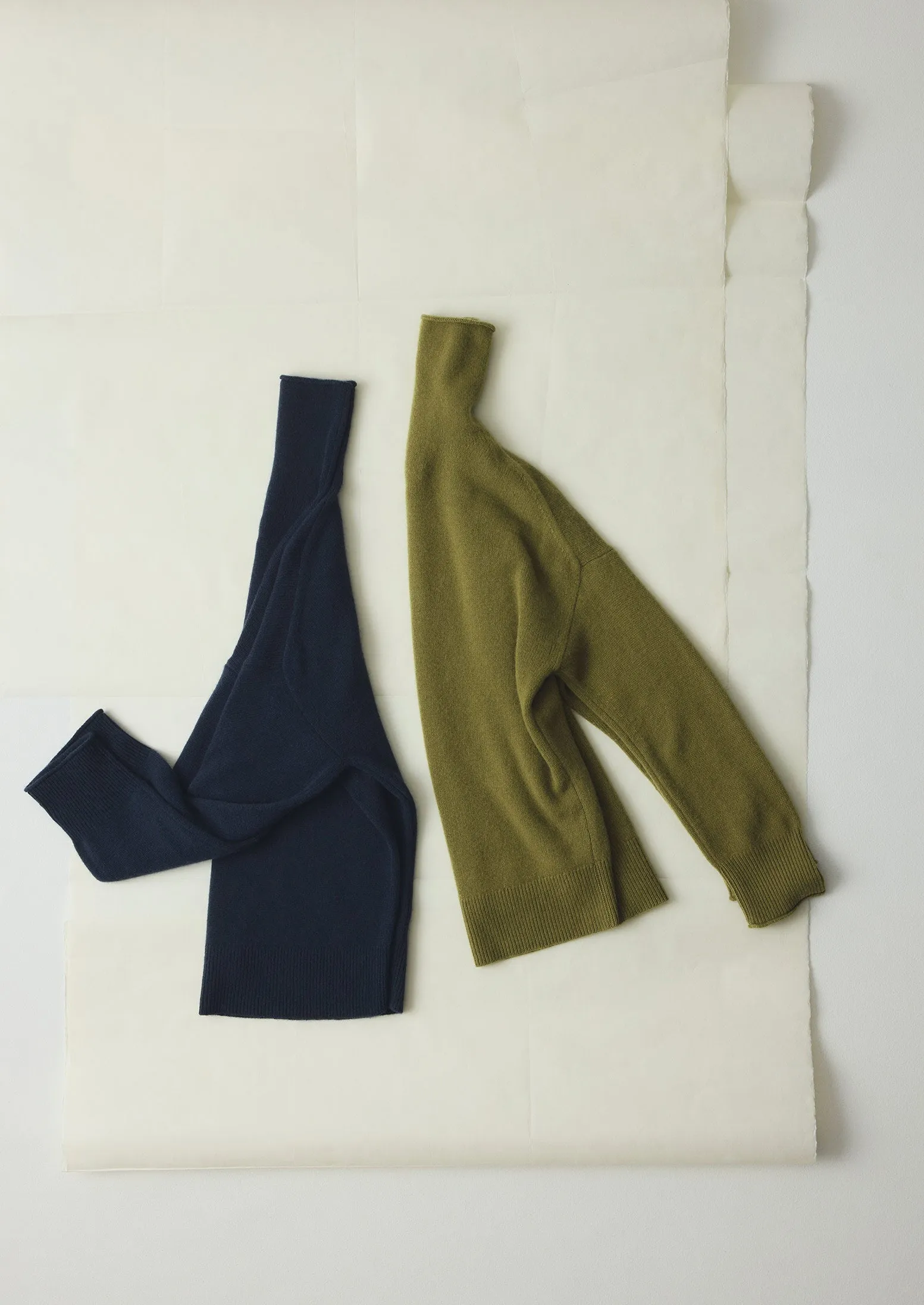 Roll Neck Wool Cashmere Sweater | Ink Blue sold by TOAST product image thumbnail 5