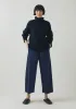 Roll Neck Wool Cashmere Sweater | Ink Blue sold by TOAST