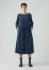 Freya Organic Cord Dress | Denim Blue sold by TOAST