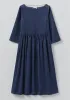 Freya Organic Cord Dress | Denim Blue sold by TOAST