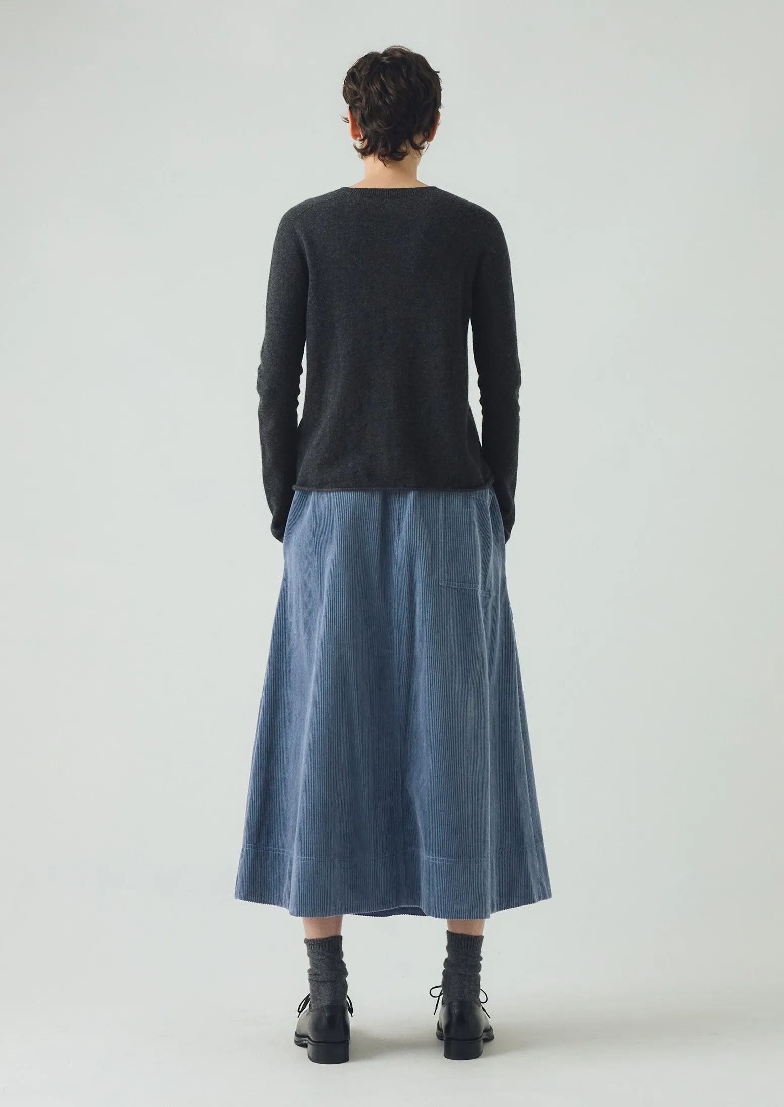 Organic Cord A Line Skirt | Myrtle sold by TOAST product image thumbnail 3