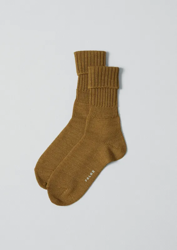 Falke Striggings Chunky Socks | Brass sold by TOAST