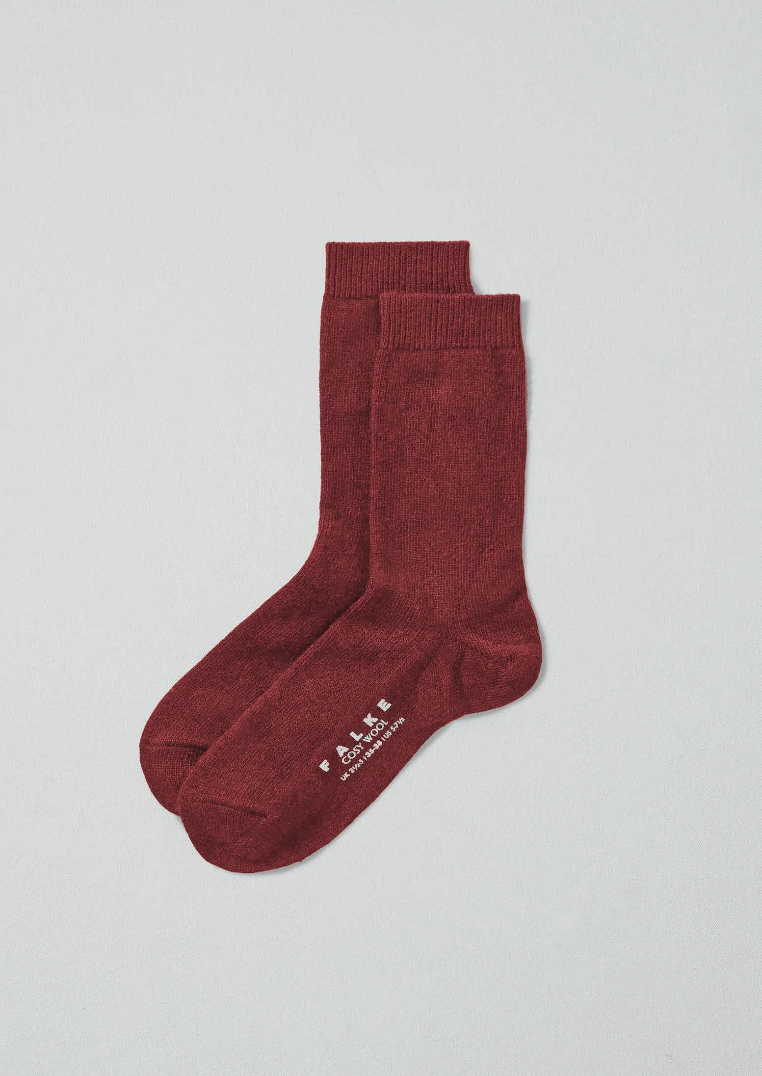 Falke Cosy Wool Socks | Cayenne Red sold by TOAST