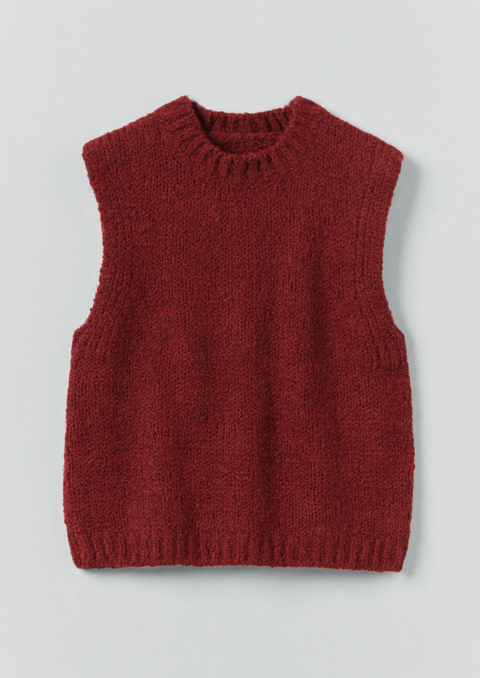 Wool Alpaca Boucle Tank | Red Sorrel sold by TOAST