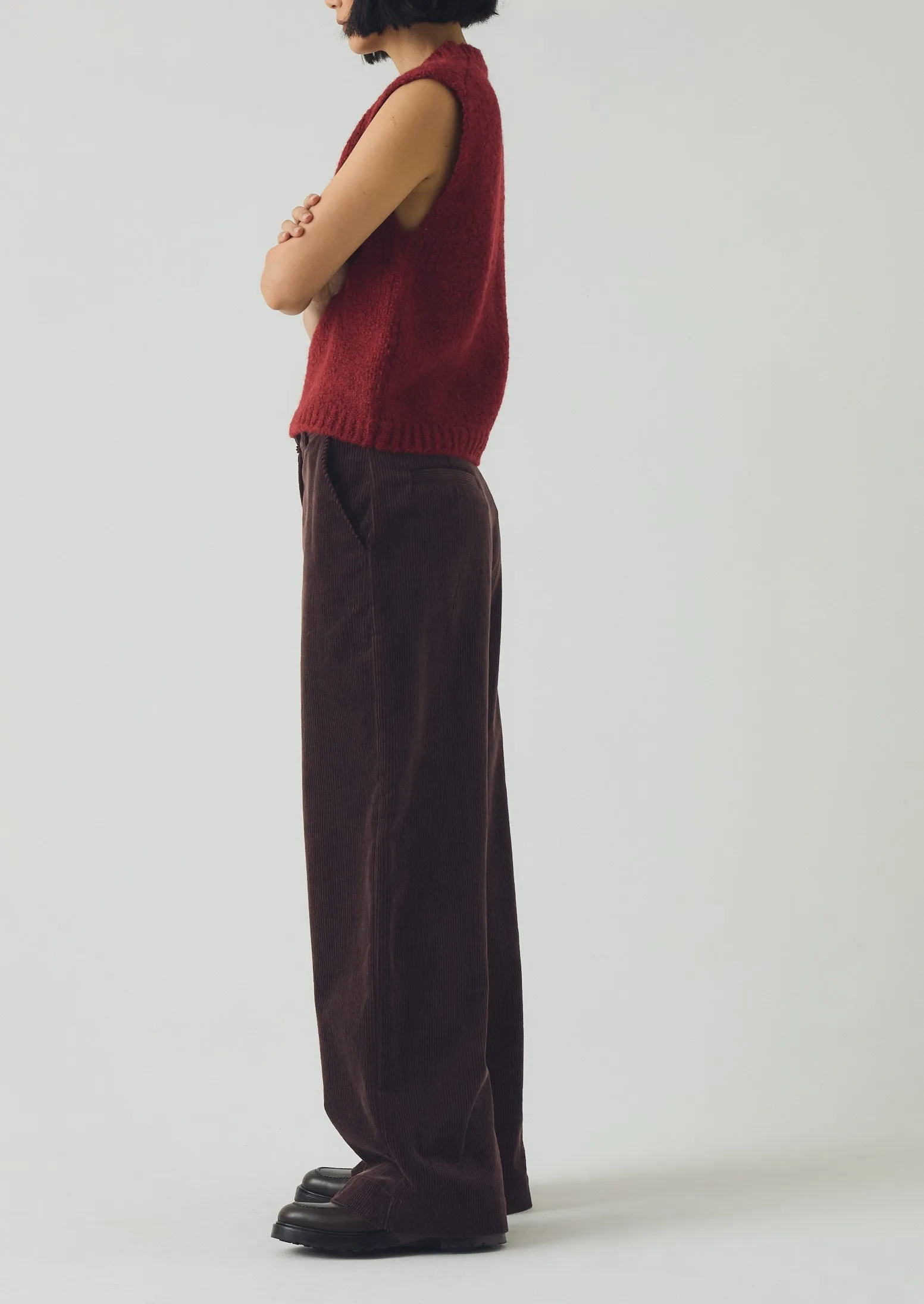 Wool Alpaca Boucle Tank | Red Sorrel sold by TOAST product image thumbnail 3