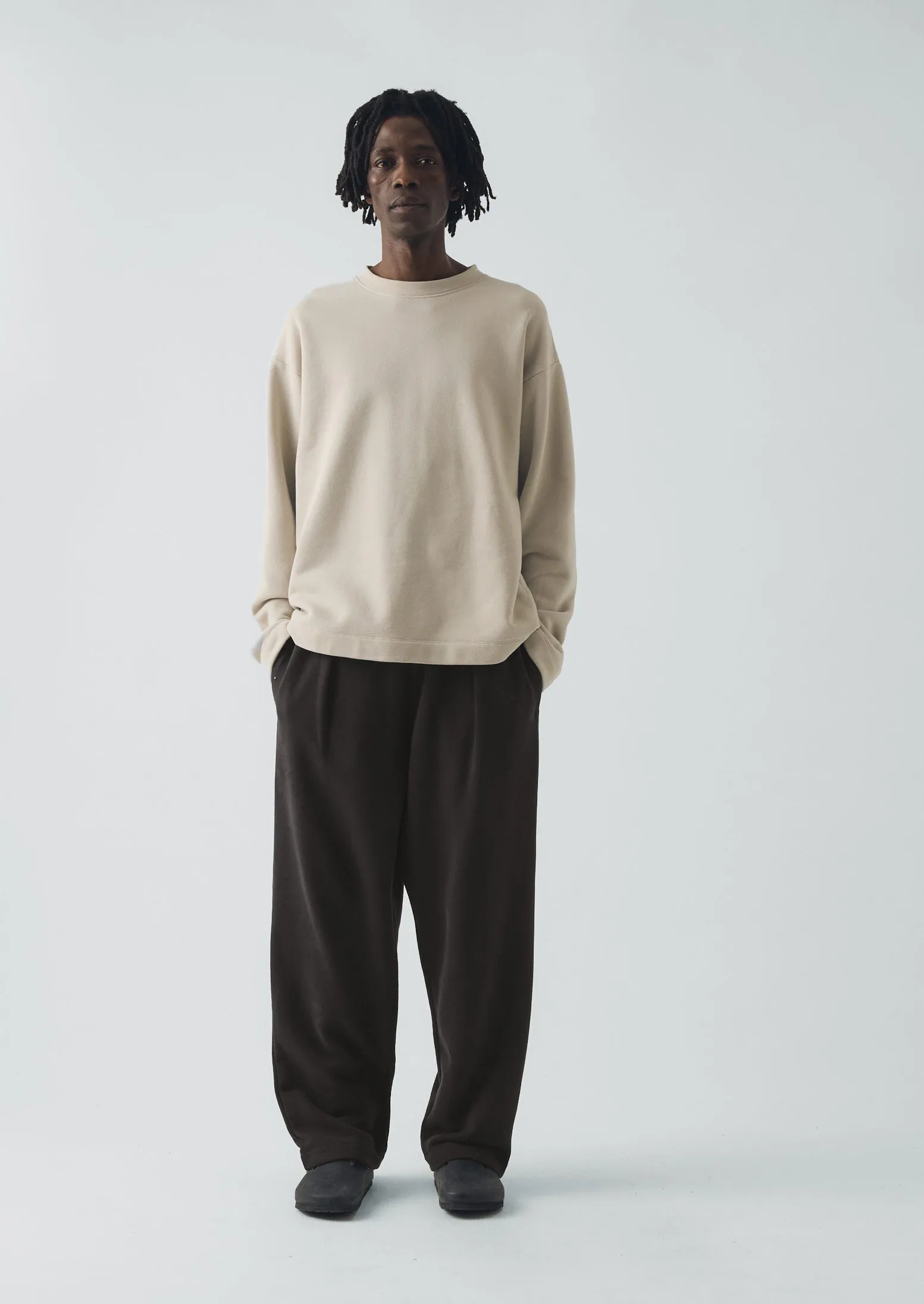 Loopback Jersey Sweatshirt | Oat Grey sold by TOAST product image thumbnail 3