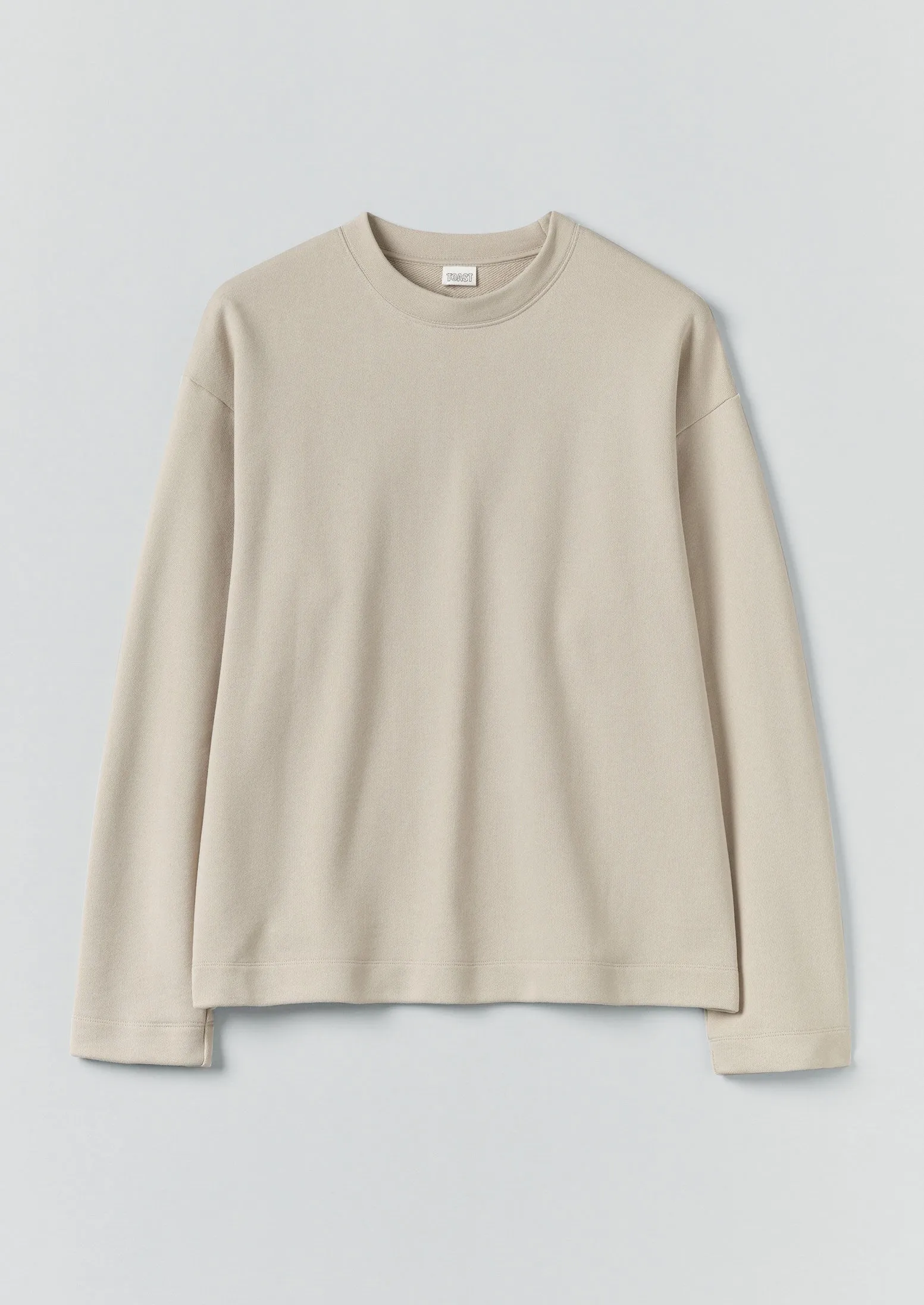 Loopback Jersey Sweatshirt | Oat Grey sold by TOAST