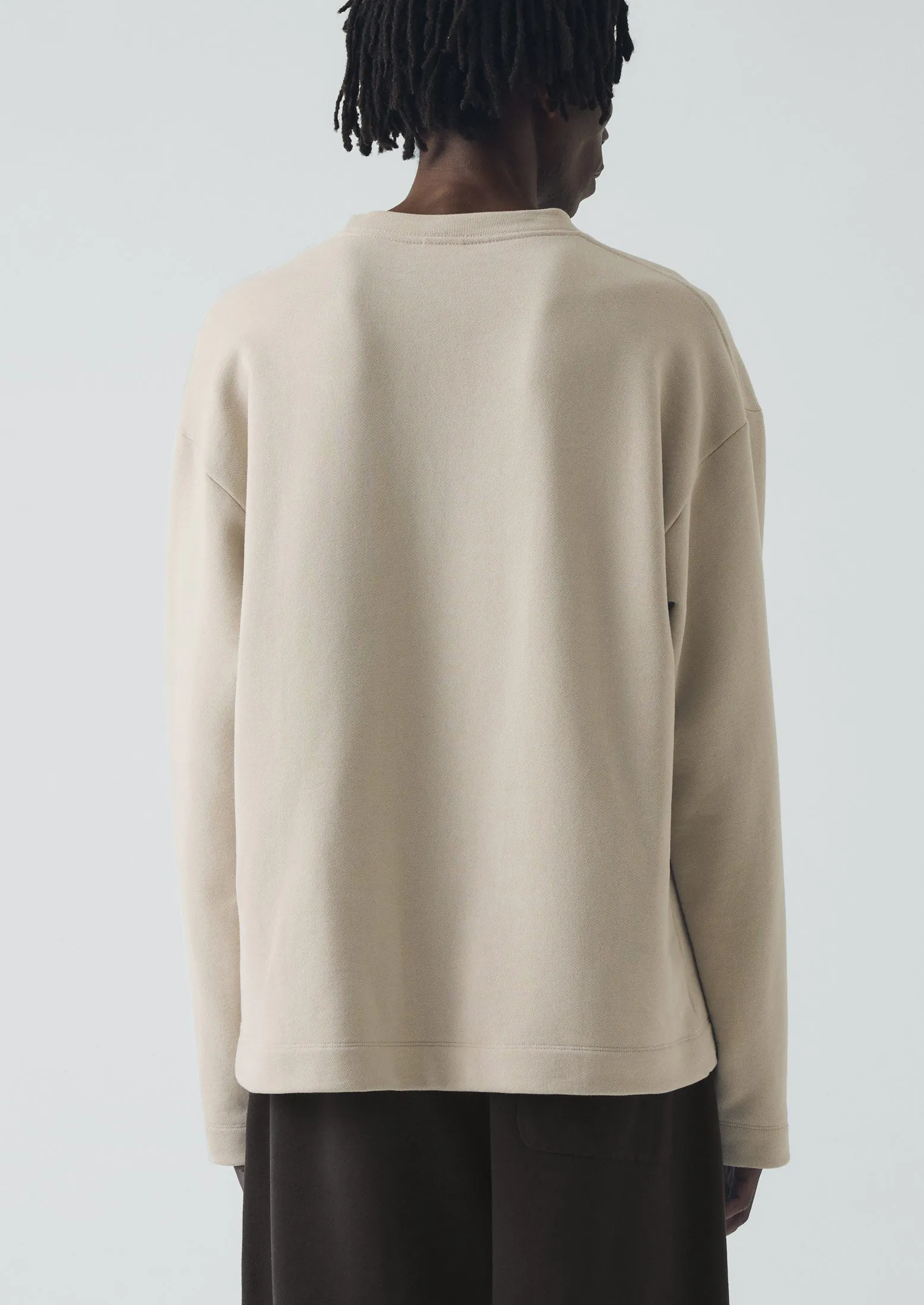 Loopback Jersey Sweatshirt | Oat Grey sold by TOAST product image thumbnail 5