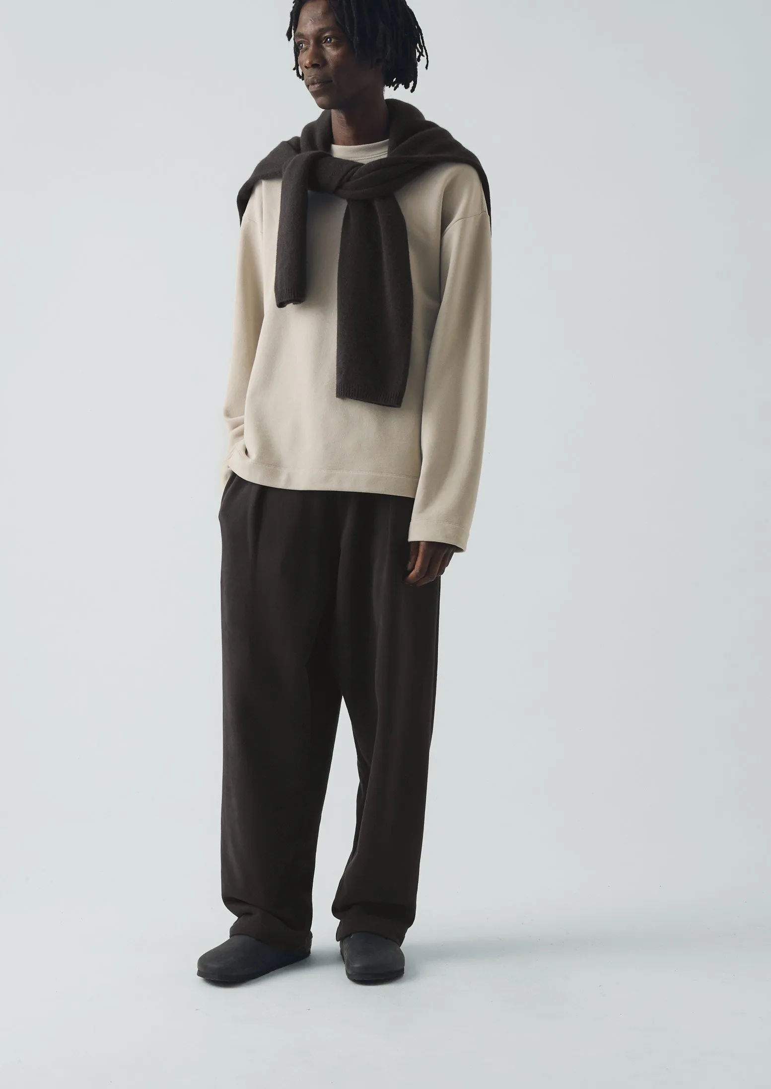 Loopback Jersey Sweatshirt | Oat Grey sold by TOAST product image thumbnail 2